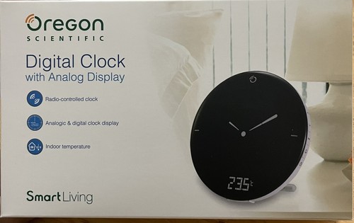 Reloj analógico/digital controlado por radio Oregon Scientific | RM-120 | 10,5 cm - Imagen 4 de 6