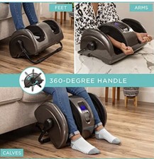 New Foot Massager Machine Shiatsu Therapeutic Reflexology Calf Leg Massage Black