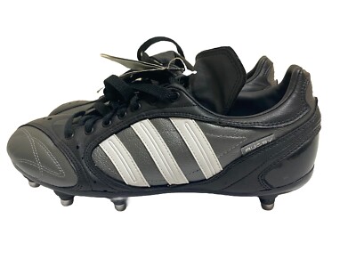 RARE 2005 Vintage Adidas 552423 Soft Ground Rugby Boots Metal