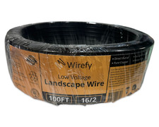 16/2 Low Voltage Landscape Wire 100 Feet 16 Gauge Wire 2 Conductor NEW Fast Ship