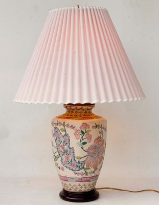floral ceramic table lamps