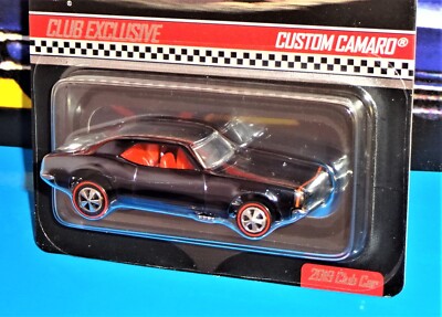 Hot Wheels 2019 Red Line Club Membership Car Custom Camaro Black w