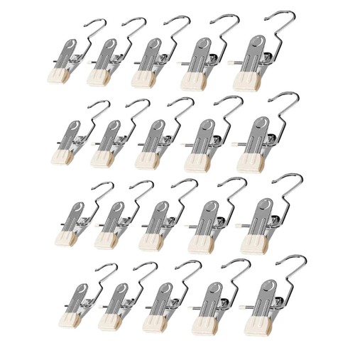 Lot De 10 Chaînes Métalliques Avec Crochets Pour Suspension - Longueur 30 Cm, Usage Intérieur/extérieur Polyvalent