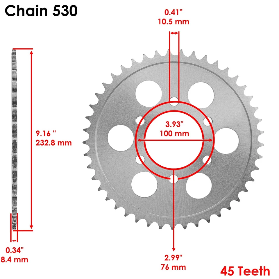 Corrente de transmissão e rodas dentadas para Suzuki GSF1200 GSF1200S Bandit 1200 1995-2005 - Imagem 4 de 4