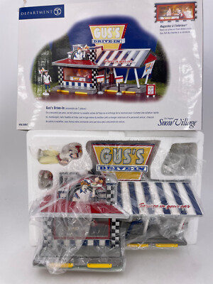 Department 56-Snow Village- Gus's Drive-In - 55067