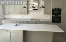 WHITE QUARTZ KITCHEN WORKTOP 3000 x 600 x 20 AFFORDABLE QUARTZ & GRANITE WOKTOPS
