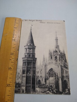 Postcard - Particolare del Duomo - Milan, Italy