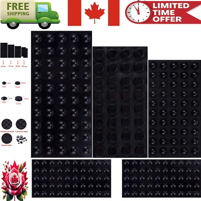 232-Piece Self-Stick Rubber Bumper Pads for Furniture   Noise-Reducing Solution