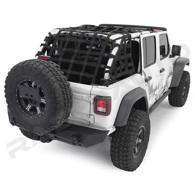 Sresk Mesh Roof Top Net Restraint Luggage Rack Protective Cargo Net Trunk Net for Wrangler 2018 2019 2020 JL JLU 4 Door JL Unlimited Rubicon Sahara X Sport Sresk Mesh Roof Top Net Restraint Luggage Rack Protective Cargo Net Trunk Net for Wrangler 2018 2019 2020 JL JLU 4 Door JL Unlimited Rubicon Sahara X Sport