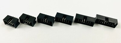 DIP Wannenstecker 6 - 50pol.  Stift gerade RM 2,54 PCB Pitch männlich male