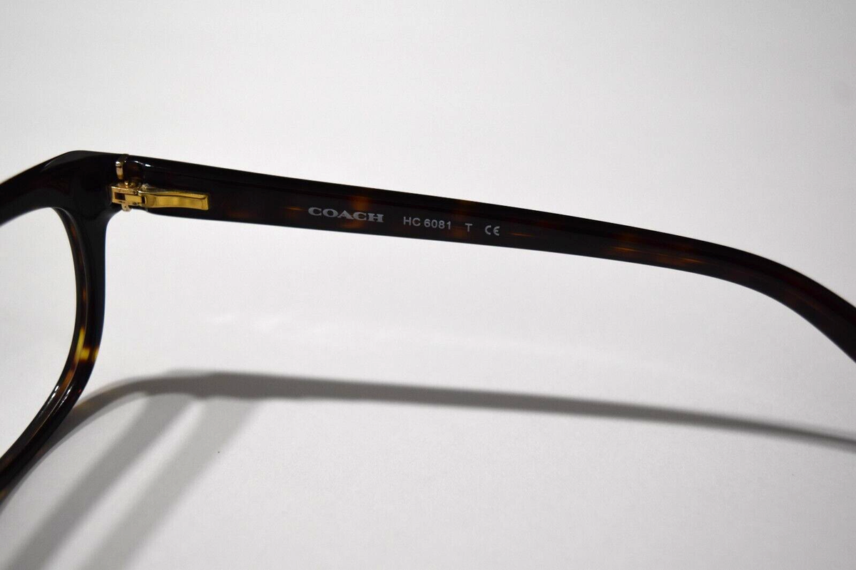 Coach Dark Tortoise HC6081 5120 51-18-135 Eyeglasses A | eBay display picture 3