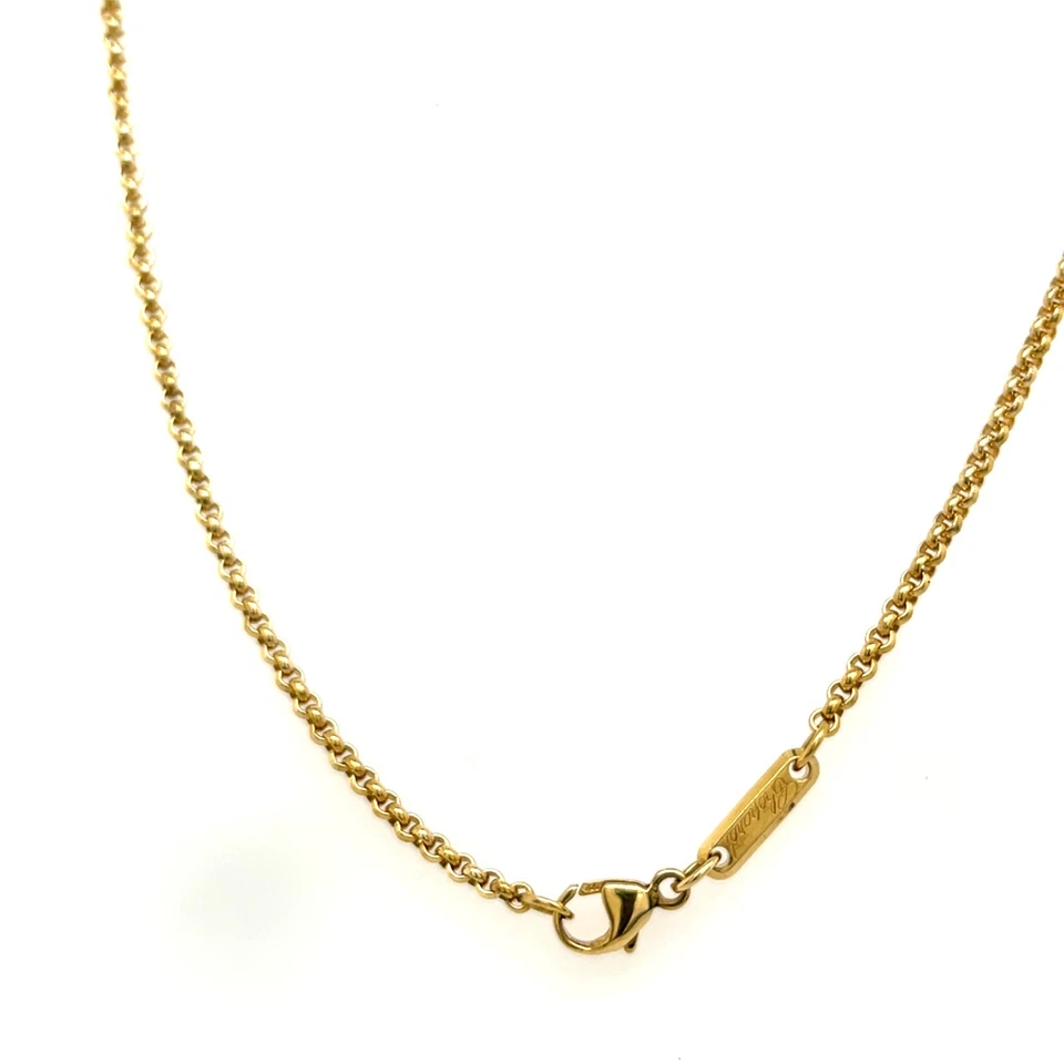 Conjunto de pendientes y colgantes de oro amarillo de 18 quilates Chopard Happy Diamonds Foto 4 de 4