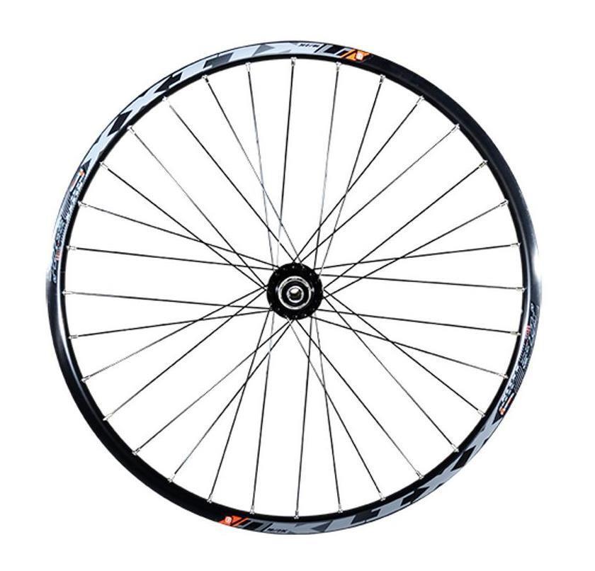 Roue VTT 27.5 arrière Mach1 Klixx à disque 6 trous avec axe traversant 12x142