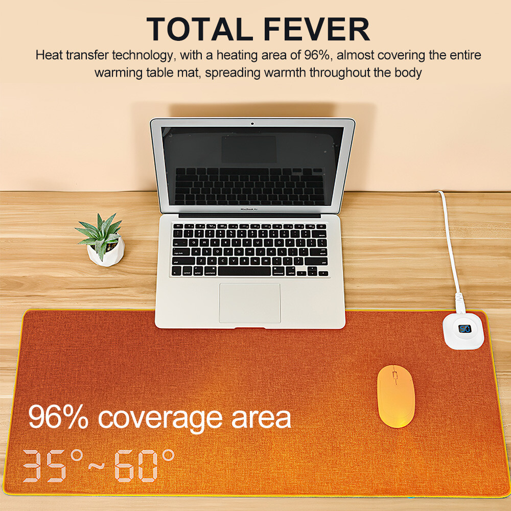 Electric Heat Mouse Pad Table Mat Display Heating Mouse Keep Winter