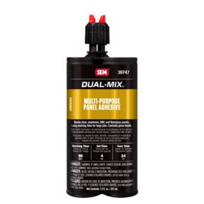 SEM Paints 39747 Multi-Purpose Panel Adhesive Plastic Cartridge 7oz