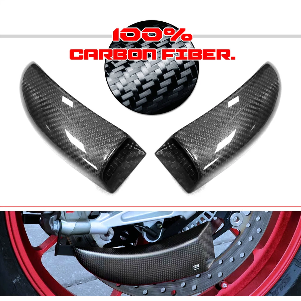 Pinza de freno conducto de aire fibra de carbono/ABS para motocicleta para DUCATI HYPERMOTARD 796 Foto 4 de 4