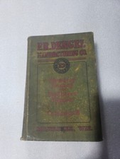 Original 1922 F.R. Dengel Retailer Plumbing Catalog B B&W Photos Trade Resource