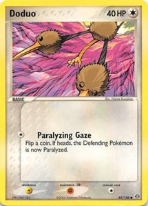 Doduo 45/106 EX Emerald Pokemon Card