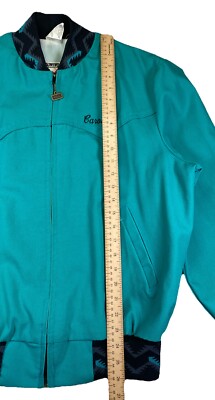 Walls Mountain Jacket Men's Large Teal Blue Aztec USA