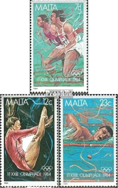 En excelente estado nunca abisagrado/estampillada sin montar o nunca montada Olympics estampillas de Malta (1964-presente)