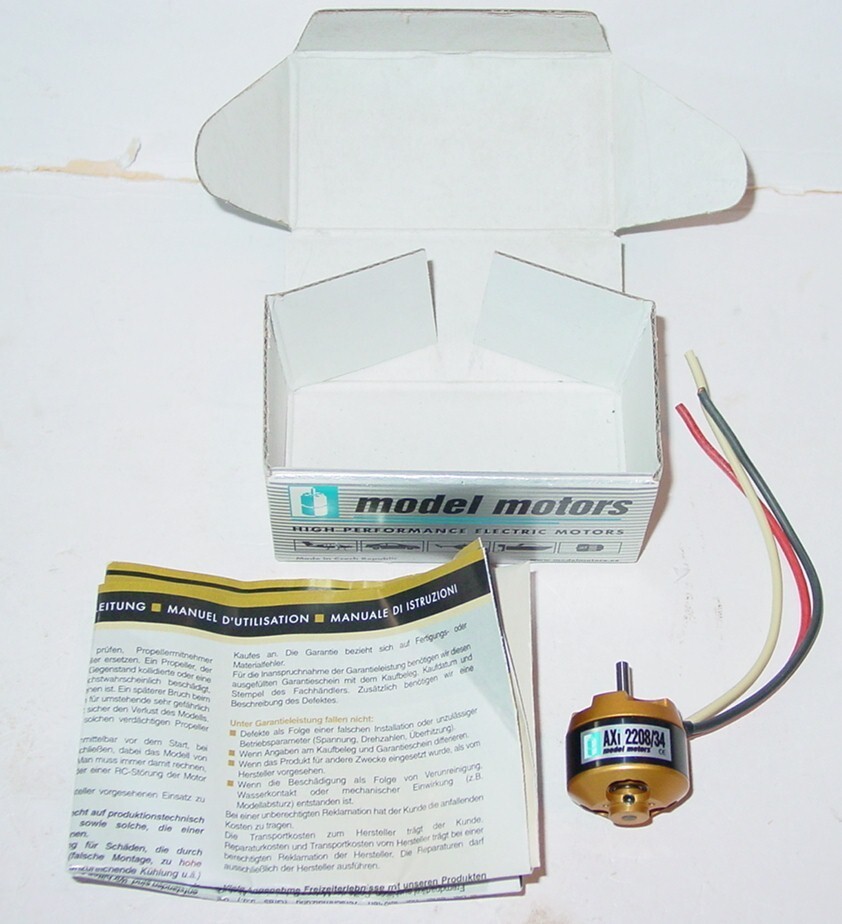 AXi 2208/34 Brushless RC Motor for Model Aircraft and Drones