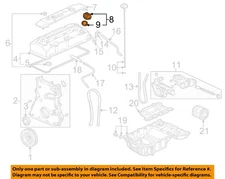 HONDA OEM 00-03 S2000 Engine Engine Parts-Filler Cap 15610PCXA01