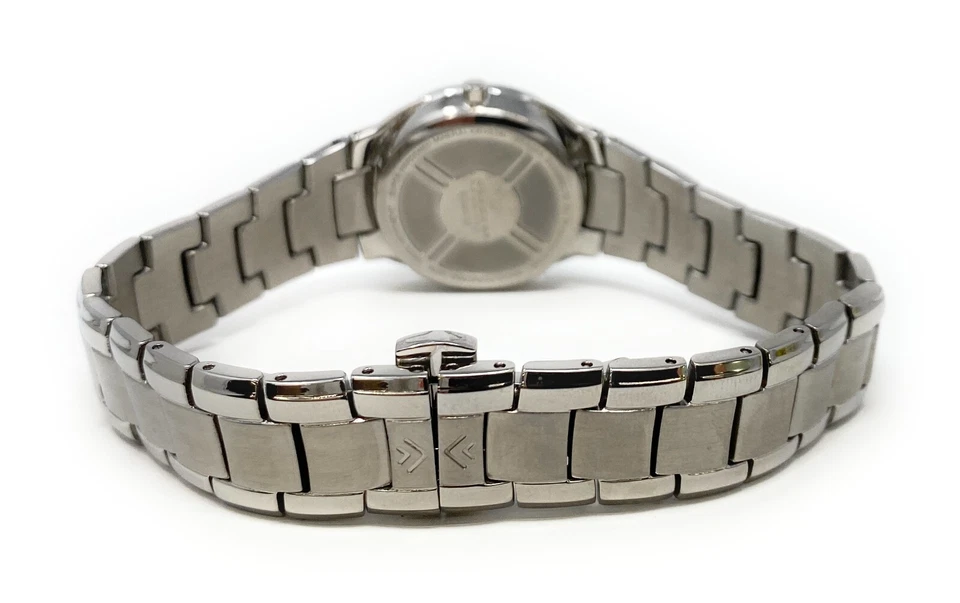 Reloj para dama Skagen 822SSXB etiqueta negra esfera negra diamante acero inoxidable Foto 3 de 4