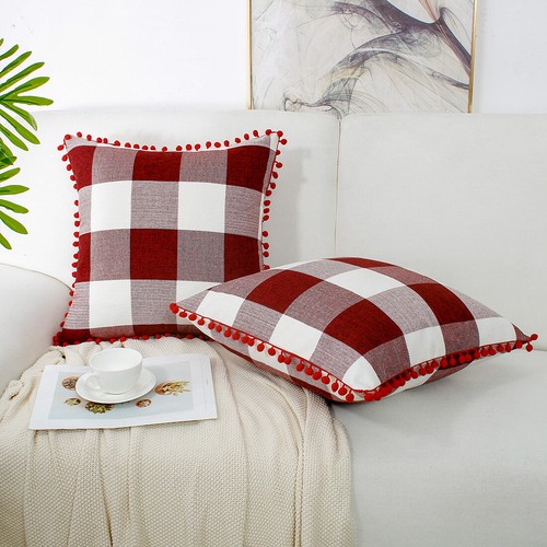 Buffalo Check Plaid Throw Pillow Cover 