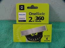 NEW Philips OneBlade 360 Replacement Blade x2 - QP420/80 Sealed