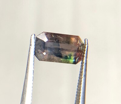 Rare Axinite Blue green Shaded cut stones from Pakistan  1.30 carat