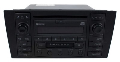 1999-2003 Audi A6 Symphony AM FM Radio CD Cassette Player Part Number 4B0035195A