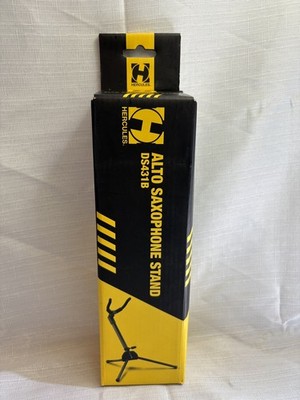 Hercules DS431B  Alto / Tenor / Sax Stand with Bag New In Box Htf