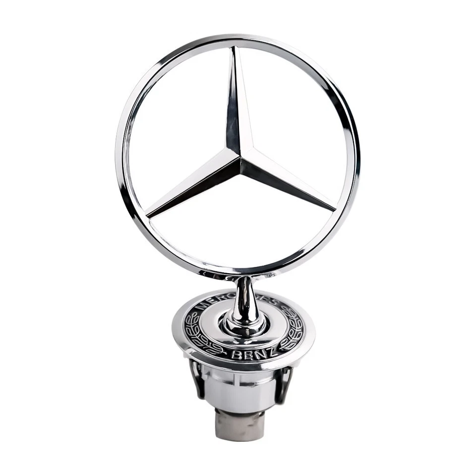 For Mercedes Benz C230 C280 CLK320 E300 E400 E500 S430 Front Emblem Hood Star - Image 4 of 4