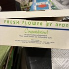 Set of 4 Fresh Flower by Avon 8 1/4" Salad Sandwich Plates New in Box 1987 Japan — photo 3