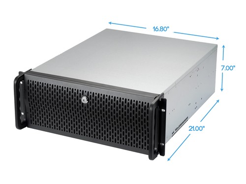 Rosewill 4U Server Chassis 11 Bay Server Case 8X 3.5 + 3X 5.25 HDD, ATX, Rack... - Picture 6 of 6
