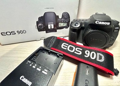 Canon EOS 90D 32.5 MP DSLR-Digitalkamera Body Schwarz Hervorragend +...