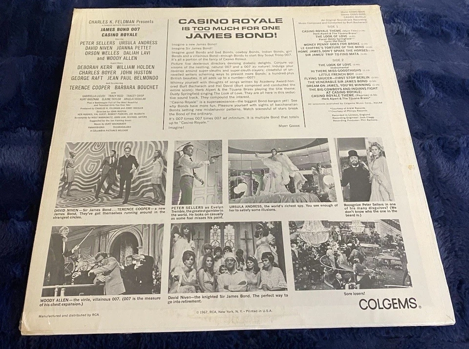 Casino Royale Original Soundtrack Vinyl - Image 4 of 4