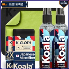 Japanese Microfiber Eyeglass Cleaner Set - Safe and Effective for All Lenses