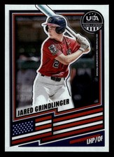 2026 Panini Prizm Stars & Stripes USA Baseball - #87 Jared Grindlinger