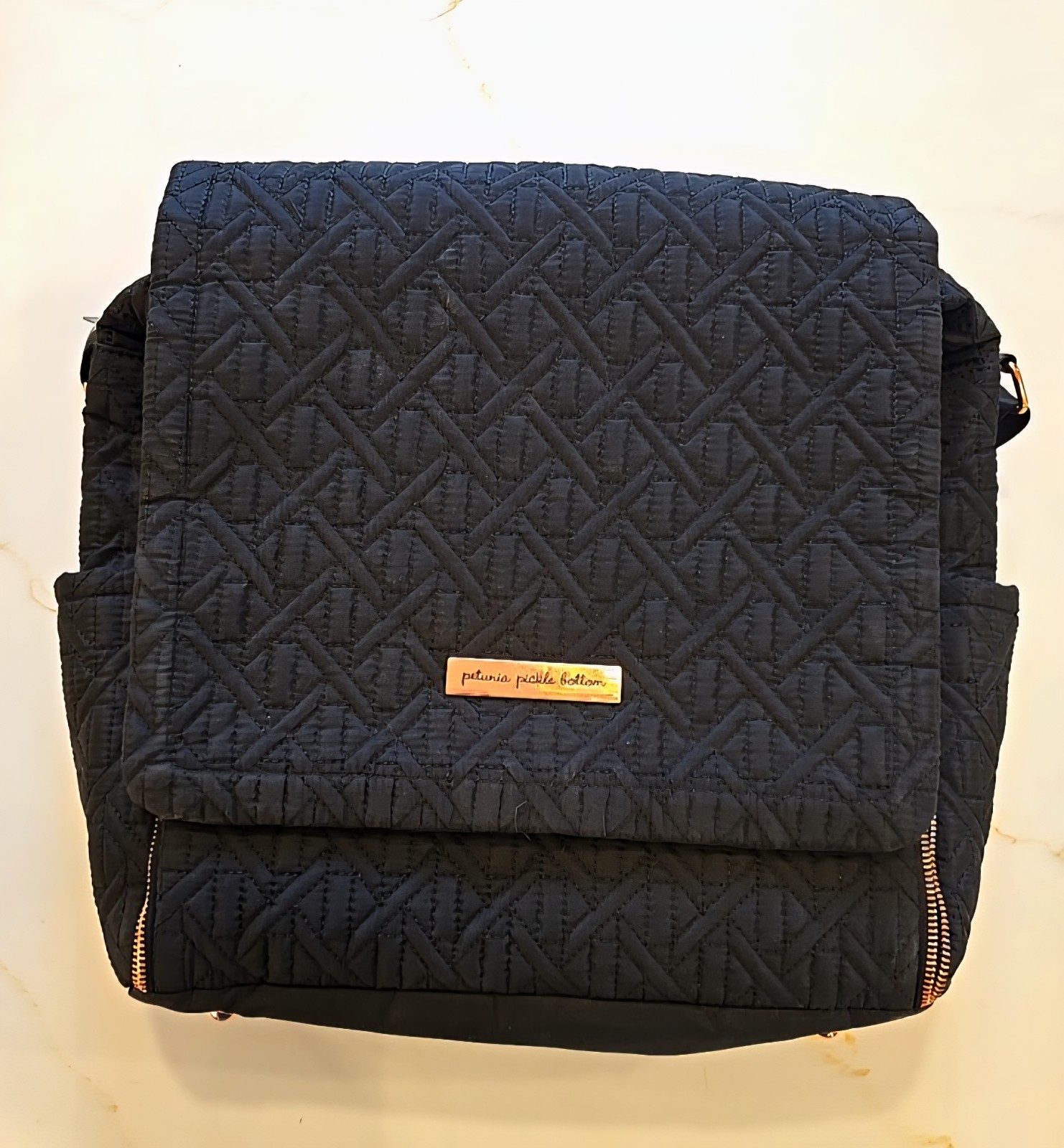 Petunia Pickle Bottom Meta Diaper Bag Backpack Black