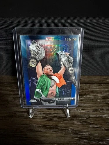 2026 Topps Chrome UFC Conor McGregor Manifesting Moments /150 BLUE