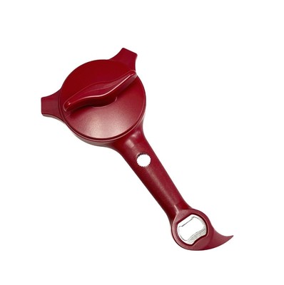 Kuhn Rikon 5-in-1 Multi Purpose Jar & Bottle Opener RED NEW QVC K51429