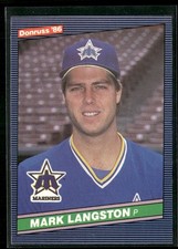 1986 Donruss Mark Langston Seattle Mariners #118