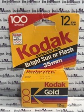 Vintage Kodak Gold 100 35mm Color Film 12 Exp Expired In 12/1993