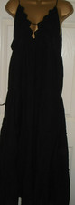 Pull & Bear Black Midi Cotton Dress Size Medium BNWT