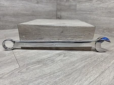 Vtg Mac Tools USA M32CL 32mm Large X-long Fully Polished Combination Wrench Rare