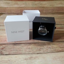 Nine West Bold Men's Jasper Watch with a black leather band.