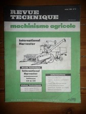 531 541 Revue Technique Agricole IH Etat - Destock Occas