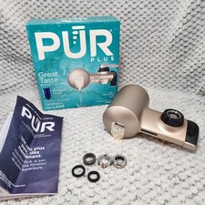 PUR Plus Faucet Filtration System Filter Technology Champagne - damaged box
