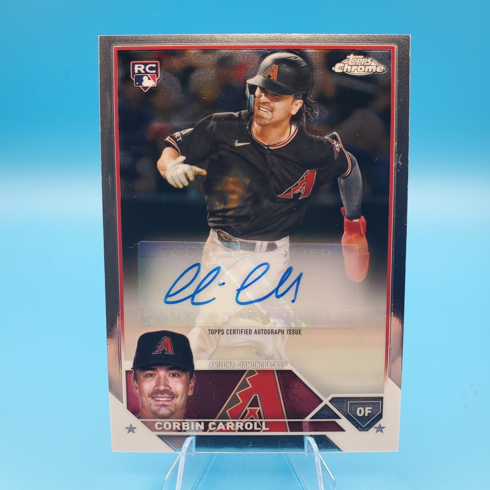 2023 Topps Chrome Update Corbin Carroll RC Auto #AC-CCA DBacks